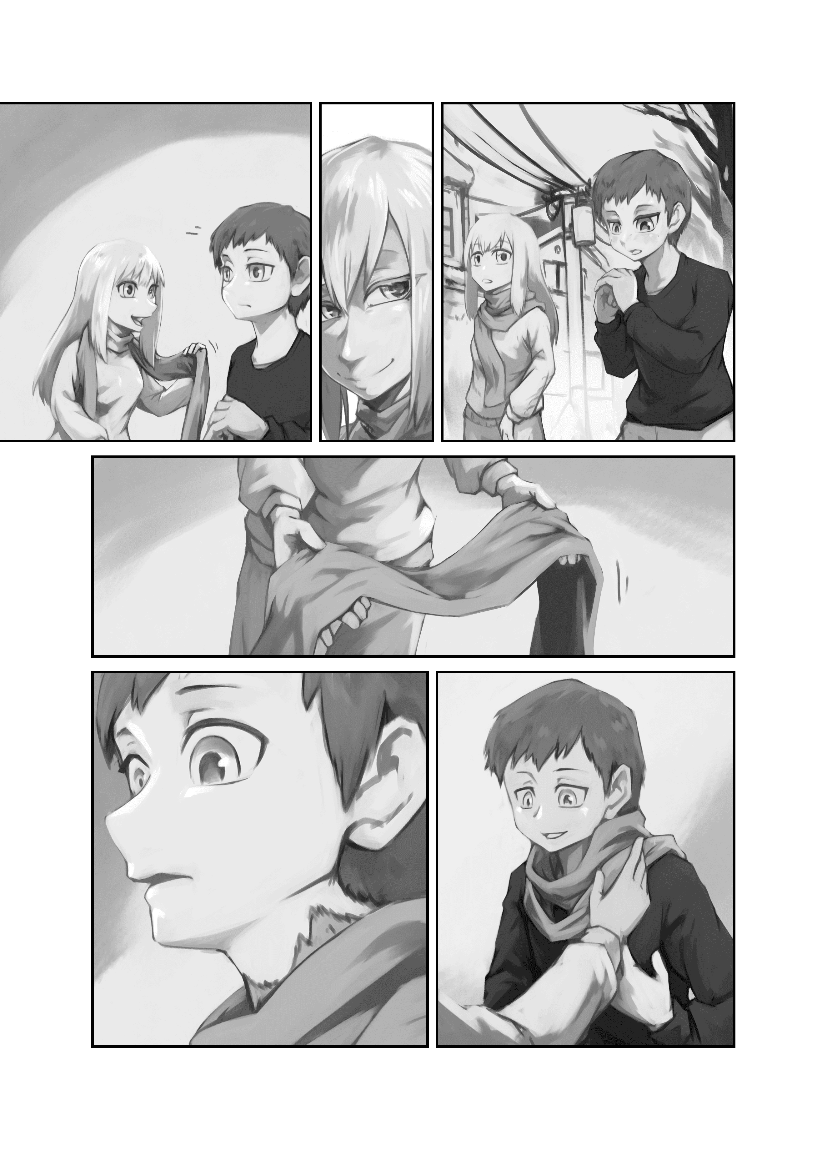 あたたかくなるマフラー